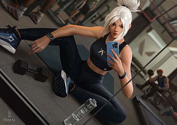 Jett Valorant : Dynamic Video Game, Jett (Valorant), video game, Valorant HD wallpaper