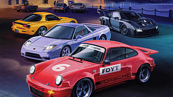 The Night Runners, cars, artist, artwork, digital-art HD wallpaper