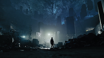 Control, dark, fantasy, cityscape HD wallpaper