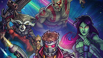 Guardians Of The Galaxy Movie Artwork, guardians-of-the-galaxy, artwork, artist, digital-art, artstation HD wallpaper