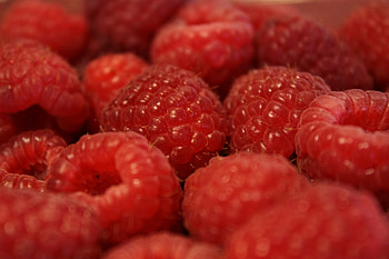 Food, Raspberry, Macro, Berry, Fruit HD wallpaper