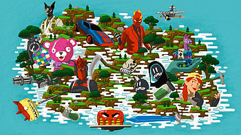 Chapter 4, Season 1 - ISLAND ICONS II, Fortnite Loading Screen, video game, Fortnite HD wallpaper