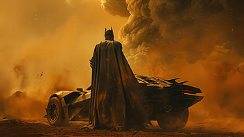 Batman Behind The Wheel, batman, superheroes, artwork, artist, digital-art, ai HD wallpaper