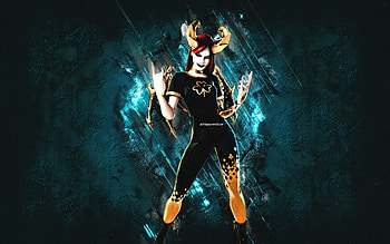 Fortnite Tough Luck Haze Skin, Fortnite, main characters, blue stone background, Tough Luck Haze, Fortnite skins, Tough Luck Haze Skin, Tough Luck Haze Fortnite, Fortnite characters HD wallpaper