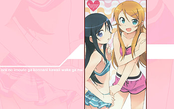 Imouto ga Konna ni Kawaii Wake ga Na, bikini, pink, kirino, fondo sencillo HD wallpaper