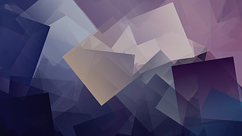 Blue squares, mosaic, gradient, pattern HD wallpaper