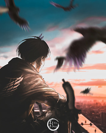 Levi Ackerman, edits, fyp, anime, attackontitan HD phone wallpaper