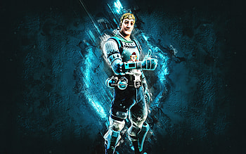 Fortnite Cozy Knit Jonesy Skin, Fortnite, main characters, blue stone background, Cozy Knit Jonesy, Fortnite skins, Cozy Knit Jonesy Skin, Cozy Knit Jonesy Fortnite, Fortnite characters HD wallpaper