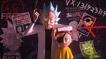 Rick and Morty 3D, Rick and Morty HD wallpaper
