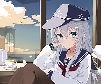 Hibiki - Kantai Collection, Hibiki (Kancolle), Anime, Kantai Collection HD wallpaper