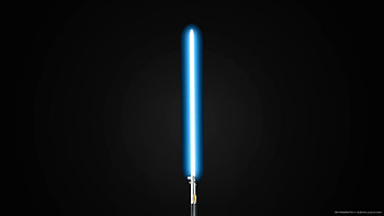 Blue Lightsaber HD wallpaper