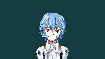 Rei Ayanami, Neon Genesis Evangelion, Anime, Blue Hair, Red Eyes, Short Hair, Evangelion HD wallpaper