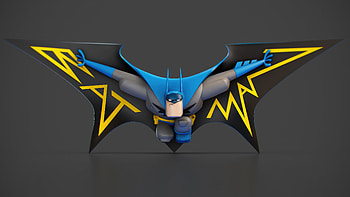 Chibi Batman Whimsical Wings, batman, superheroes, artwork, artist, digital-art, artstation HD wallpaper