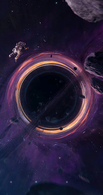 Black Hole, Universo, Espacio HD phone wallpaper