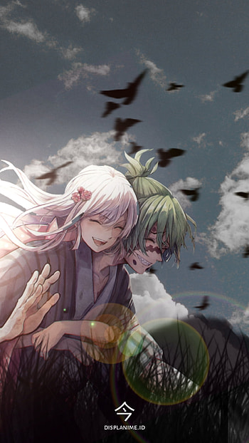 Daki x Gyutaro, demonslayer, giutaro, ume, anime HD phone wallpaper
