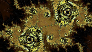 Trippy Psychedelic Fractal, trippy, psychedelic, trance, brown, yellow, Abstract, fractal HD wallpaper