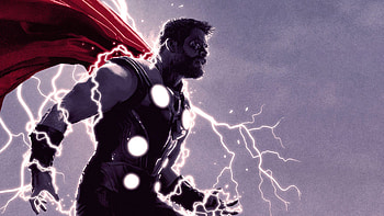 Thor Thunder Lighting, thor, superheroes, artwork, digital-art HD wallpaper