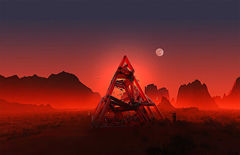 Hit That 3d Triangle, artist, artwork, digital-art HD wallpaper