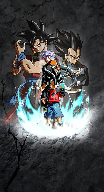 Dragon Ball Z Dokkan Battle : Goten, Goku & Vegeta, video game, Dragon Ball Z Dokkan Battle, Goku, Vegeta (Dragon Ball), Goku & Vegeta HD phone wallpaper