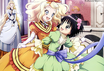 Ikoku Meiro no Croisée, dancing, anime, Yune, manga, Blanche Camille, Blanche Alice HD wallpaper