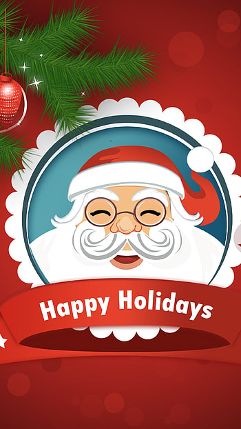 Smiling Santa Claus, , Festive holiday, Festive cheer HD phone wallpaper