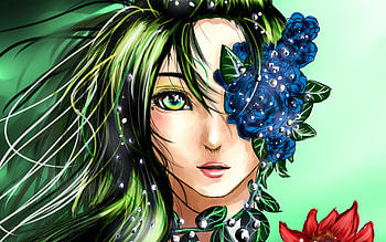 Fantasy Fairy, fantasy-girls, fairy, artist, anime, anime-girl HD wallpaper
