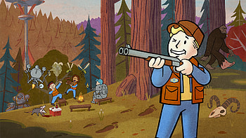 Fallout 76 - The Backwoods Update, Video Game, Fallout 76, Vault Boy HD wallpaper
