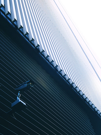 Building, Miscellanea, Miscellaneous, Wall, Camera, Security, Observation, Safety HD phone wallpaper