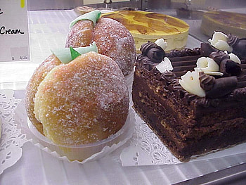Sweet Delights, sugar, squares, chocolate, cream puffs HD wallpaper