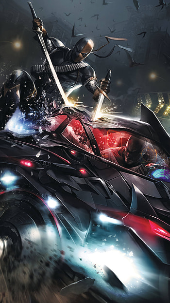 Deathstroke, Batmobile, 7 HD phone wallpaper