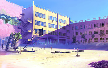 Anime School, anime, school, artist, artwork, digital-art HD wallpaper
