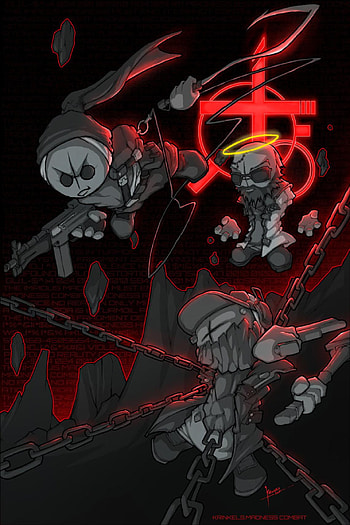 Forces of nature, red, madness combat HD phone wallpaper