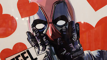 Deadpool Valentine Day Poster , deadpool, superheroes, artist, artwork, digital-art, love, valentine-day HD wallpaper