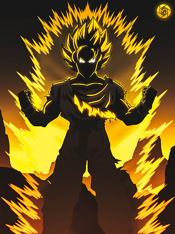 Saiyan, art, anime HD phone wallpaper