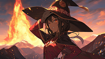 Megumin, Megumin (KonoSuba), Anime, KonoSuba - God’s blessing on this wonderful world!! HD wallpaper