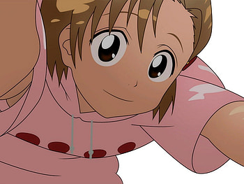 Hello, Do You Need Help??? ^_^, Short Hair, Bleach, Help, Anime, Pink, Cute, Smile, Girl, Sweet, Kurosaki Yuzu, Brown Eyes, Brown Hair HD wallpaper