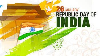 26 January Republic Day Of India Celebration Flag Creative Art Republic Day HD wallpaper