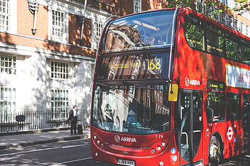 Cars, Building, Street, Bus HD wallpaper