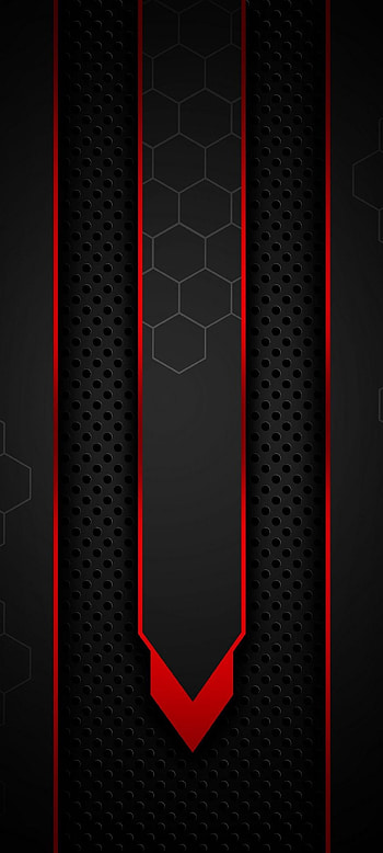 Black Red, magenta, symmetry HD phone wallpaper