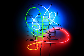 Miscellanea, Miscellaneous, Multicolored, Motley, Neon, Lamp, Glow HD wallpaper