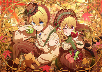 Oshi no Ko : Aquamarine & Ruby's Autumn Reverie, Anime, Oshi no Ko, Aquamarine Hoshino, Ruby Hoshino HD wallpaper