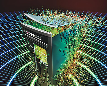 3D Mainframe Box, technical, computer, abstract, 3d HD wallpaper
