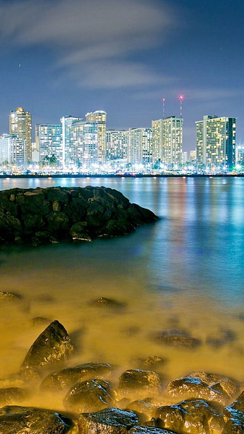 Honolulu , Vibrant cityscape, Ocean views, Exotic destination HD phone wallpaper