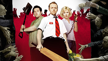 Horror, Movie, Shaun Of The Dead, Kate Ashfield, Nick Frost, Simon Pegg, Zombie HD wallpaper