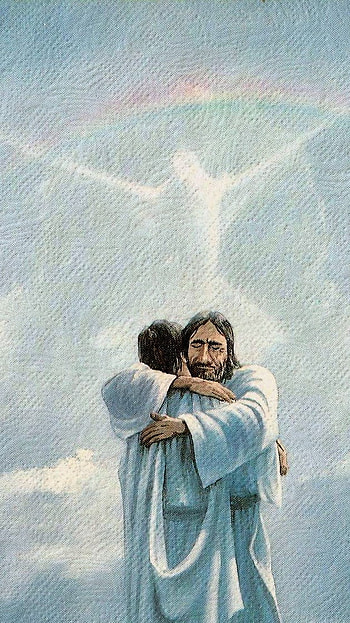 jesus, angel christ HD phone wallpaper