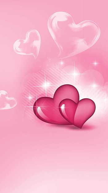 Pink Heart, Lovely Heart HD phone wallpaper