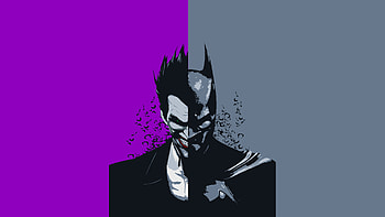 Face-off, Batman and Joker, artwork HD wallpaper