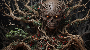 Tree Monster, tree, monster, scary HD wallpaper