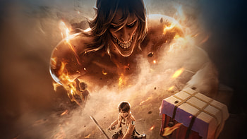 Eren Armin And Their Titans On Pubg Mobile, pubg, playerunknowns-battlegrounds, 2025-games, games, video-games HD wallpaper