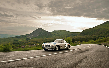 Mercedes-Benz 300 SL, Mille Miglia 417, Special Edition, vintage cars, W196S, racing retro cars, Mercedes-Benz HD wallpaper